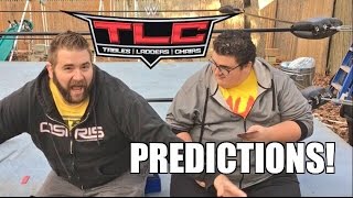 WWE TLC PPV PREDICTIONS FROM FUNNY FAT GUYS PRO WRESTLING CRATE UNBOXING [upl. by Renaldo]