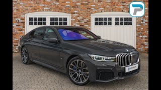 201919 BMW 730D M SPORT IN DRAVIT GREY METALLIC WITH COGNAC QUILTED NAPPA LEATHER [upl. by Adnhoj]