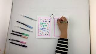 Easy Bullet Journal Calendar SetUp  Plan Your Year [upl. by Arikal]