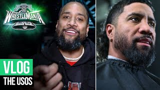 The Usos kick off emotional week WrestleMania XL Vlog [upl. by Sauers]