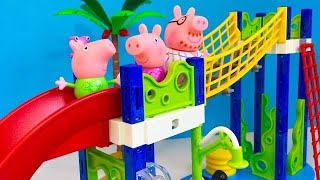 Popular PEPPA PIG Toys WATER PARK Play Set [upl. by Bille]