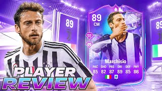 😱89 FANTASY FC HERO MARCHISIO PLAYER REVIEW  EA FC 24 ULTIMATE TEAM [upl. by Nosemaj504]