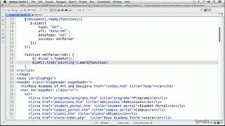 Web Development Tutorial  Retrieving and displaying XML data [upl. by Myrilla]