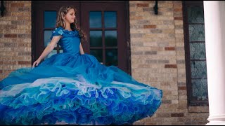 Cinderella Dress  Wearing Princess Ellas Ballgown  LiveAction 2015 [upl. by Nraa620]