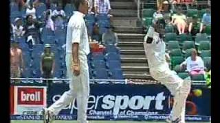 Sreesanth dancing after hitting Nel for a six [upl. by Ecnerwaled]