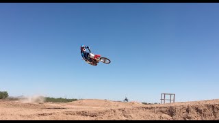 Neil Dornik 445 April 3rd 2016 Motoland MX Park Casa Grande Arizona [upl. by Yelhsa179]