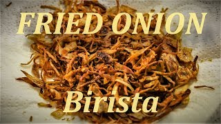 Crispy Fried Onion Recipe  Biryani Fry Onion Recipe  Birista  blendwithsamim [upl. by Cornel]