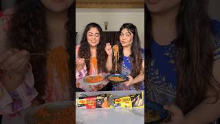 Maggis NEWLY Launched Spicy Cheesy amp Spicy BBQ Noodles Review Which is better maggi foodshorts [upl. by Ley156]