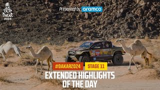 Extended highlights of Stage 11 presented by Aramco  Dakar2024 [upl. by Devlin]