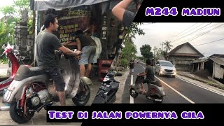 QUATTRINI M244 MADIUN POWERNYA GILA SUSAH DIKENDALIKAN ‼️ [upl. by Nyrtak]