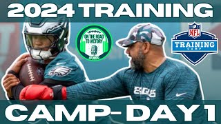 Eagles 2024 Training Camp Day 1  Notes Provided by Andrew DiCecco amp Brandon Lee Gowton [upl. by Noemi]