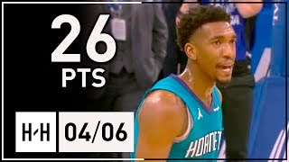 Malik Monk Full Highlights Hornets vs Magic 20180406  26 Points 8 Assists [upl. by Nivrad]