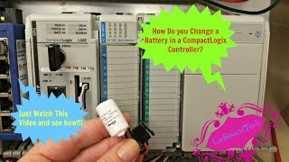 How to Change A Battery in A Allen Bradley Compactligix Controler [upl. by Soelch]