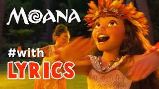 MOANA song quotWhere You Arequot with LYRICS no CUTSCENES [upl. by Asseniv733]