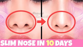 7mins Best Slim Nose Exercise for Beginners🔥Reshape and Sharpen Fat Nose Naturally At Home [upl. by Neisa501]