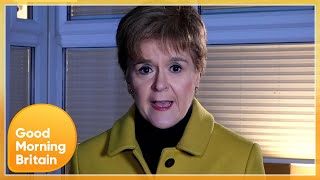 Nicola Sturgeon on False BBC COVID Figures for Scotland amp Boris Denying Democracy  GMB [upl. by Ennasil82]