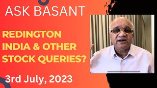 Ask Basant Redington India amp Other Stock Queries [upl. by Bessie564]