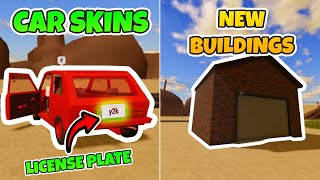 Untitled Trip Game New Update Car Skins License Plate New BUILDINGS [upl. by Anaahs931]