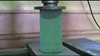 Floral Foam vs Hydraulic Press [upl. by Trebmal443]