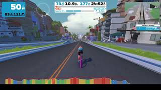 Zwift  Coastal Crown Loop [upl. by Cadmarr]