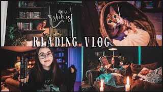 Reading Vlog New Shelves Magical Readathon amp Festive vibes 🎄 [upl. by Eniroc985]