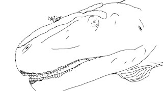 Desenho de um Prestosuchus  Videos curtos [upl. by Mccarty]