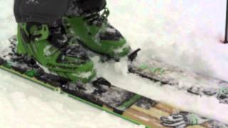 Backcountry skiing tip  Ensuring your in your Dynafit bindings properly [upl. by Ria]