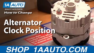 How To Change Alternator Clock Position or Degree [upl. by Nagn]