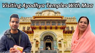 Visiting the most famous temples in Ayodhya  Their story and details  Aman and Iti vlogs [upl. by Thorman]