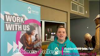 Kirklees College at the Huddersfield Jobs Fair on Wednesday 1st May 2024 [upl. by Nylassej]