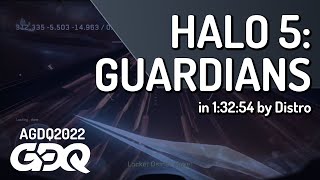 Halo 5 Guardians by Distro in 13254  AGDQ 2022 Online [upl. by Ahtebbat]