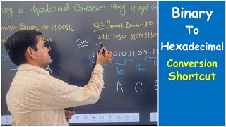 Binary To Hexadecimal Conversion Short Tricks [upl. by Belak676]