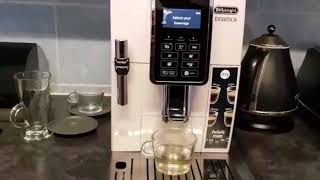 Dinamica ECAM 35050  How to set up the coffee machine for the first time [upl. by Airdnat]