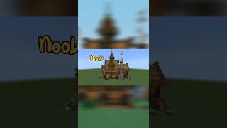 Noob vs Pro vs Hacker minecraft houses minecraft minecraftgamer gameplay minecraftshorts [upl. by Anela]