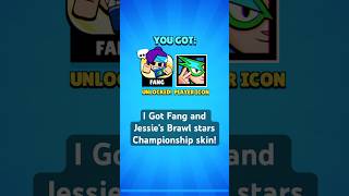 The New Championship Skin 🔥😱 Brawl Stars brawlstars brawl fang jessie brawlchampionship gems [upl. by Eninnej802]