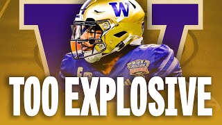 Washington Footballs Offense Was Too Much For Texas Football  College Football Playoff [upl. by Kutzenco]