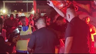 Adrien Rabiot accueilli en fanfare par les supporters marseillais [upl. by Eetnwahs]