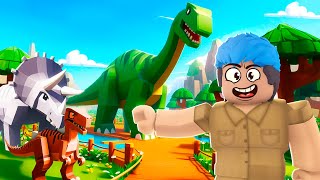 NAG ALAGA AKO NG MGA DINOSAUR  Roblox  jurrasic Park Zoo [upl. by Elatnahs510]