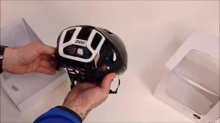 Unboxing new POC Ventral SPIN Rennradhelm  hibikede [upl. by Ahseneuq]