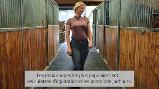 INFOS UTILES  Pantalons déquitation  Kramer Equitation [upl. by Nelie]