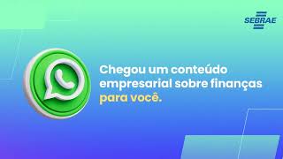 Quer saber sobre finanças para empresa Descubra com o Sebrae [upl. by Lewis]