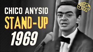 CHICO ANYSIO fazendo STANDUP COMEDY em 1969 [upl. by Ahtabat]