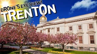 Trenton New Jersey Captivating 4K Drone Footage Tour of the Capital City 🏛️ [upl. by Nallek202]