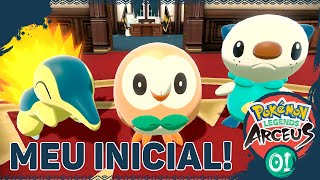 LANÇOU O INÍCIO DA JORNADA EM POKÉMON LEGENDS ARCEUS  45 minutos de Gameplay PTBR [upl. by Patsis]