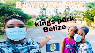 Explore Belize  A relaxing walk through Baymen Ave kings park Belize city [upl. by Johnston]