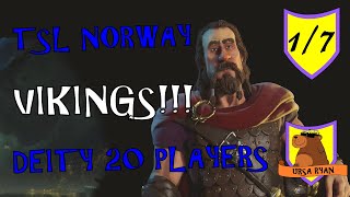 CRUSADING VIKINGS Recreating the Kalmar Union Norway Deity TSL Europe – 20 Players – Part 1 of 7 [upl. by Ahtivak]