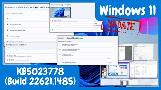 Windows 11 Neuerungen März 2023 KB5023778 Build 226211485 [upl. by Chadabe]