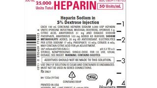 Heparin infusion find mlhr DO uhr SH uml [upl. by Abisha]