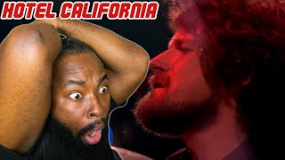 MY FIRST TIME WATCHING Eagles  Hotel California Live 1977 REACTION [upl. by Areic112]