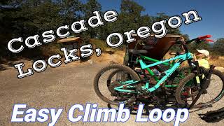 Pacific Northwest  Oregon Mountain Biking  Cascade Locks  Easy Climb loop  2020 [upl. by Asetal5]